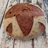 Hogaza de pan de tomate de masa madre, con orégano y aceitunas negras, 500 g | 102 | Elka - Obrador Sin Gluten