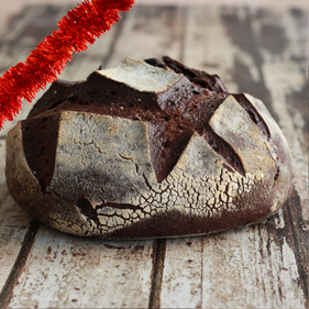 Hogaza de pan de cacao con almendras, 500 g | 94 | Elka - Obrador Sin Gluten